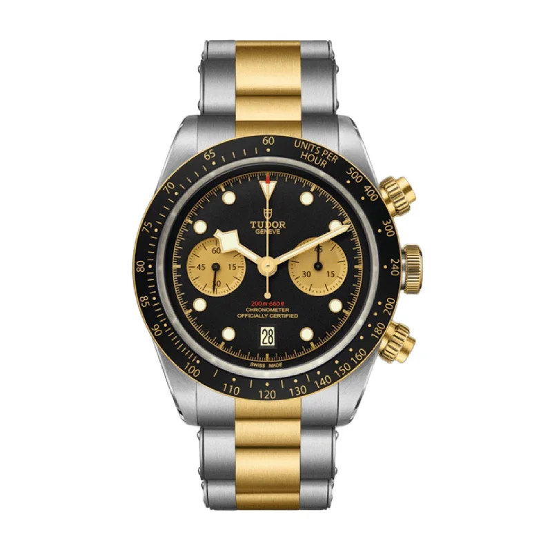 Tudor Black Bay Fifty-Eight watches -Tudor Black Bay Chrono S&G 41mm | Steel and yellow gold bracelet | Black Dial | Men's Watch ref. M79363N-0001